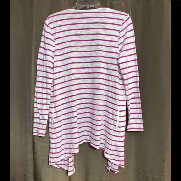 Chico’s Striped Cardigan Size 0 - Picture 3 of 4